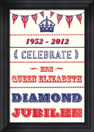 Framed Jubilee Vintage Print