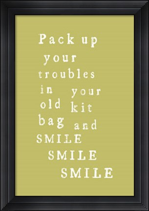 Framed Vintage Expressions II Print