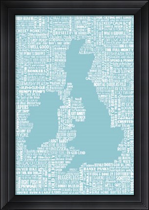 Framed Queen's English Print