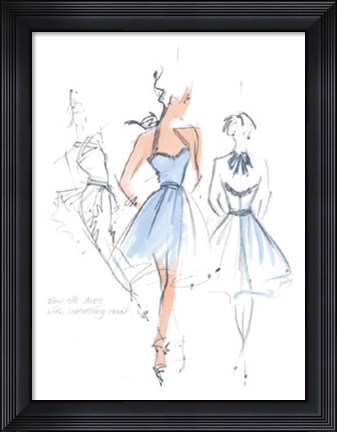 Framed Haute Couture IV Print