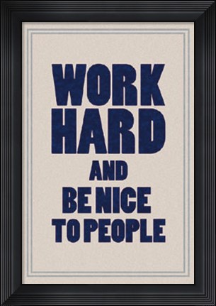 Framed What About Life I Print