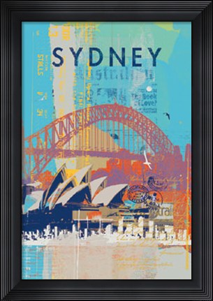 Framed Cities V Print