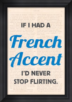 Framed Accents II Print