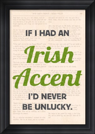 Framed Accents III Print