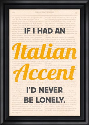 Framed Accents IV Print