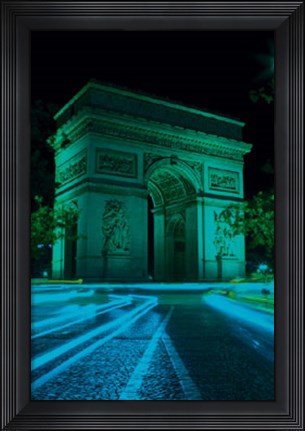 Framed Paris by Night II Print