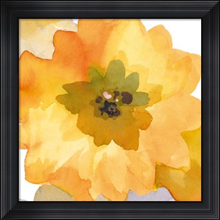 Framed Ginger Gold I Print