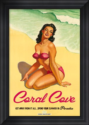 Framed Coral Cove Print