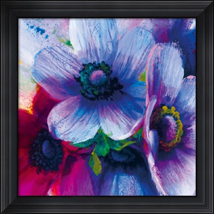 Framed Floral Intensity IV Print