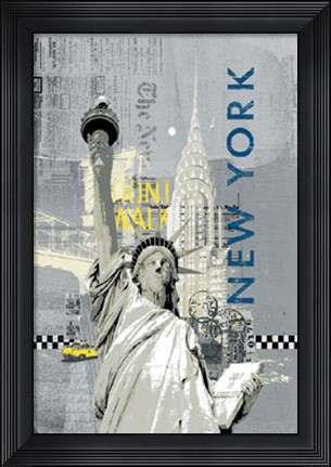 Framed Travel Mono I Print
