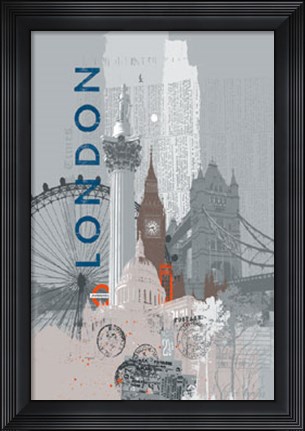 Framed Travel Mono II Print
