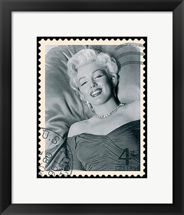 Framed Movie Stamp V Print