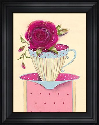 Framed English Rose Print
