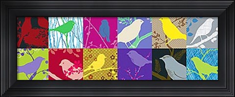 Framed Birdland III Print