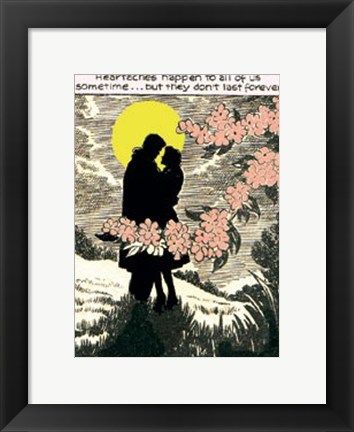 Framed Heartaches Happen Print