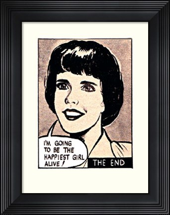 Framed I&#39;m Going To Be The Happiest Girl Alive Print
