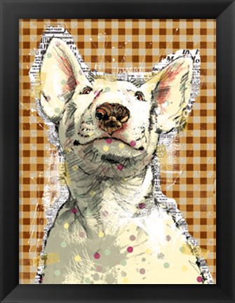 Framed Poppet Dog II Print