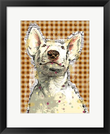 Framed Poppet Dog II Print