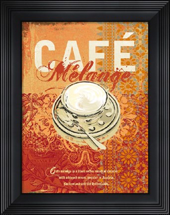 Framed Cafe Melange Print