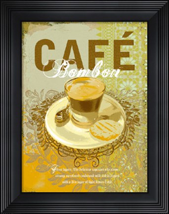 Framed Cafe Bombon Print