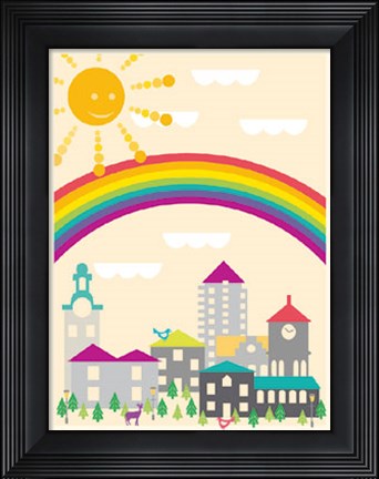 Framed Model Mountains II Print