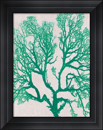 Framed Emerald Sea II Print