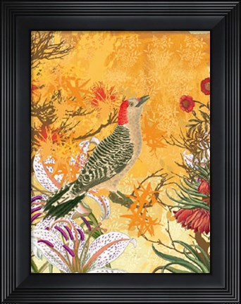 Framed Chinoiserie I Print