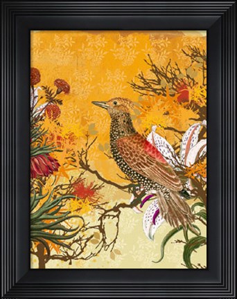 Framed Chinoiserie II Print