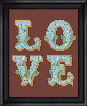 Framed Love I Print