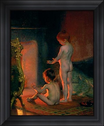 Framed After The Bath, 1890 Print