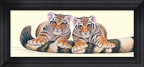 Framed Stripes Print