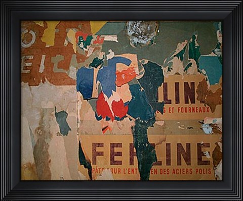 Framed Metrographic X Print