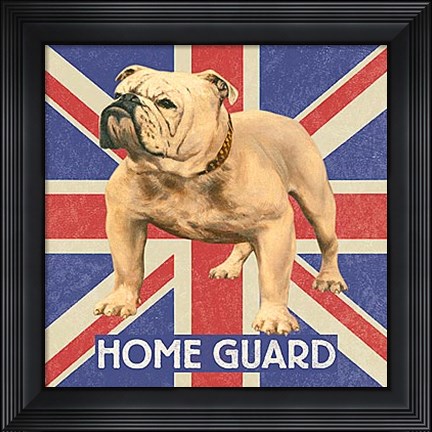 Framed Plucky Brits I Print