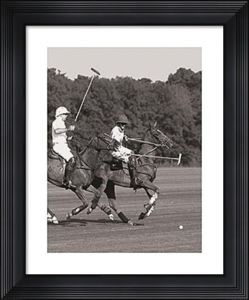 Framed Polo In The Park IV Print