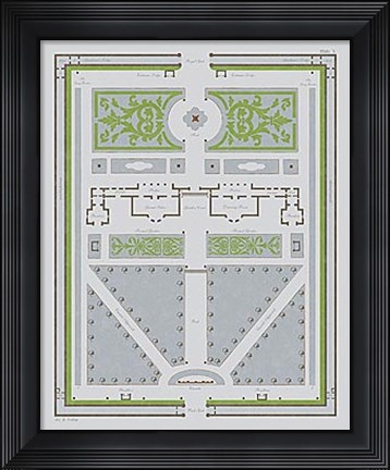 Framed Country Estates IV Print