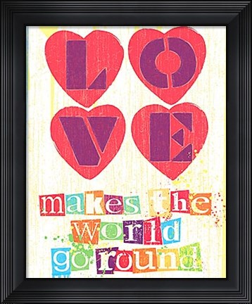 Framed Must Be Love I Print