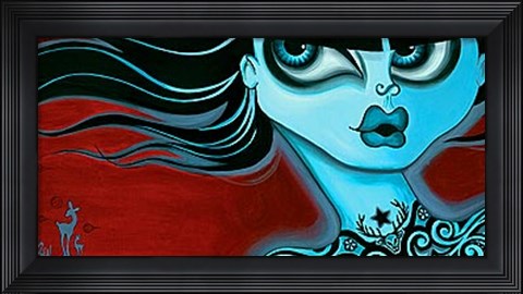 Framed Satin Doll Print