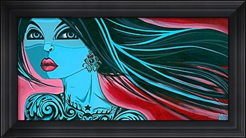 Framed Red Riding Hood Print