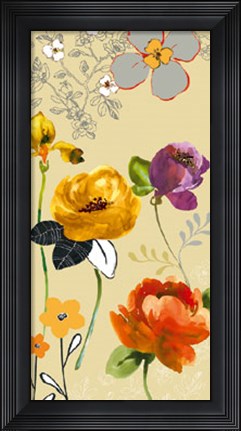 Framed Paint Line II Print