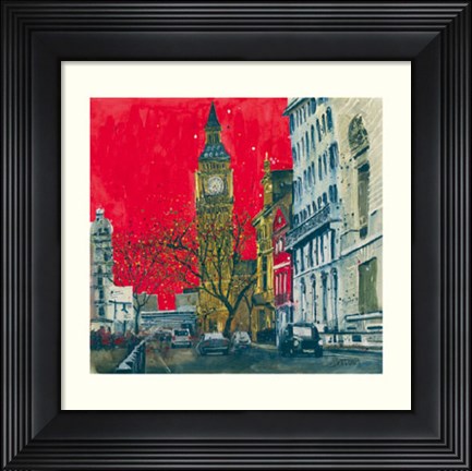 Framed End of the Week, Westminster, London Print