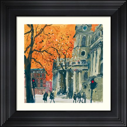 Framed Everyone Welcome, St Martin in the Fields, London Print