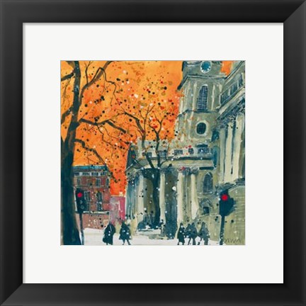 Framed Everyone Welcome, St Martin in the Fields, London Print