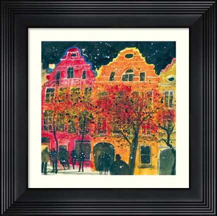 Framed Gable Ends, Brussels Print