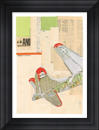 Framed Model Plane 4 Print