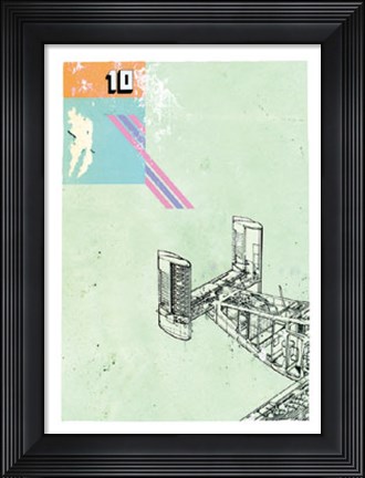 Framed Tail Wing Print