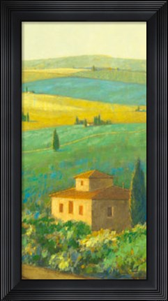 Framed Tuscan Landscape II Print
