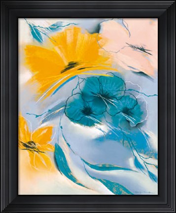 Framed Saffron II Print