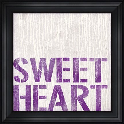 Framed Urban Heart I Print