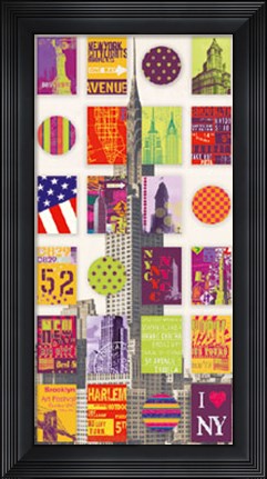 Framed New York Break Print