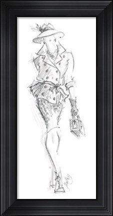 Framed Executive Women VI Print